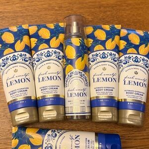 Bath & Body Works Fresh Amalfi Lemon Body Cream and Mist Set